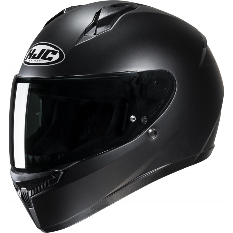 HJC C10 Solid semi-flat integraal motorhelm zwart - II. kwaliteit