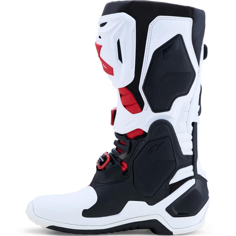 Alpinestars TECH 10 motorcrosslaarzen wit-zwart-rood