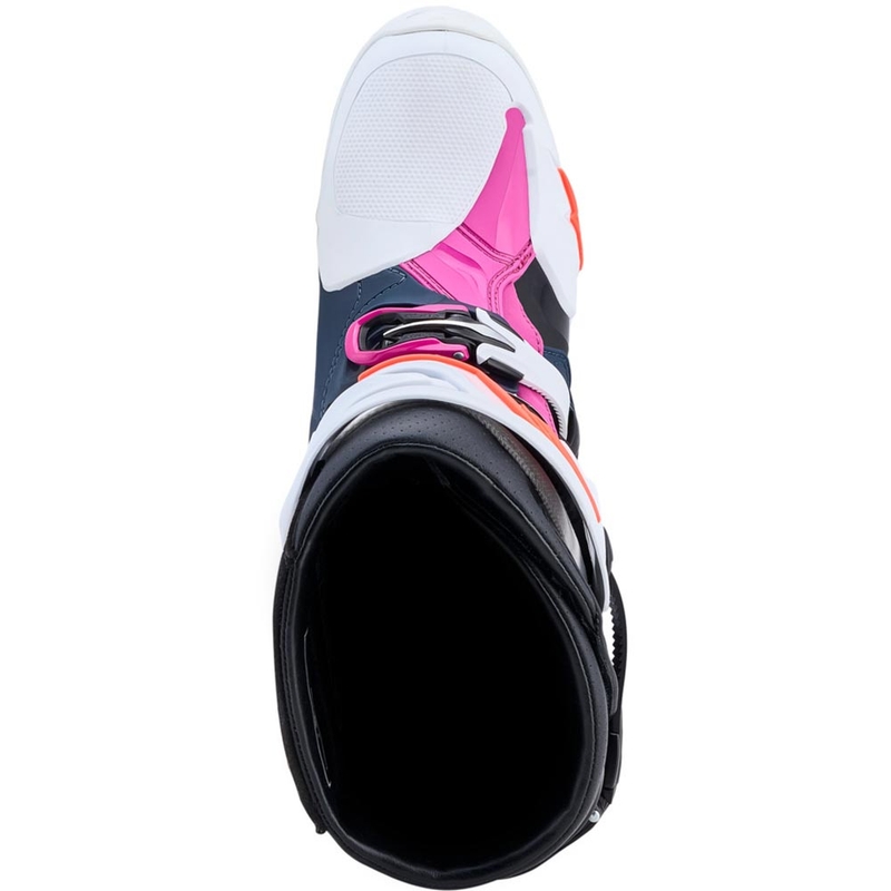 Alpinestars TECH 10 Supervented motorcrosslaarzen donkerblauw-wit-zwart-paars