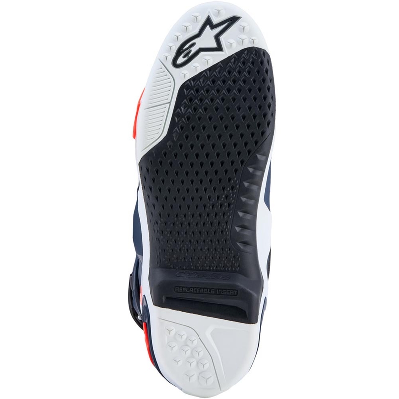 Alpinestars TECH 10 Supervented motorcrosslaarzen donkerblauw-wit-zwart-paars