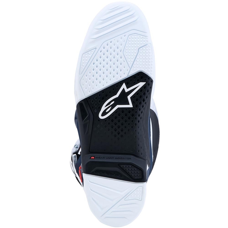 Alpinestars TECH 7 motorcrosslaarzen paars-wit-donkerblauw-fluorrood