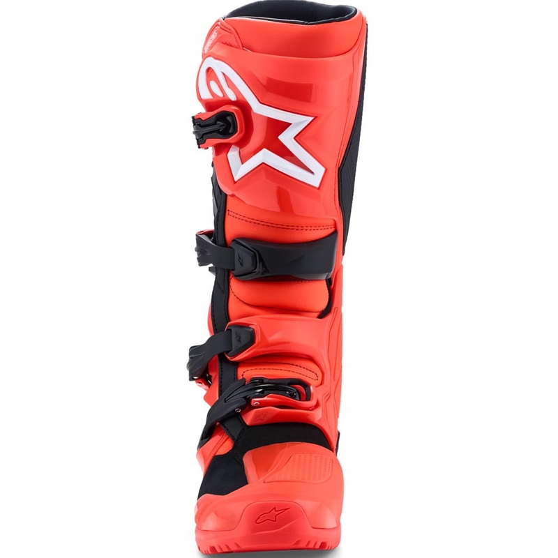 Alpinestars TECH 7 Enduro motorlaarzen fluorescerend rood-zwart
