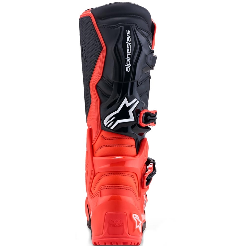 Alpinestars TECH 7 Enduro motorlaarzen fluorescerend rood-zwart