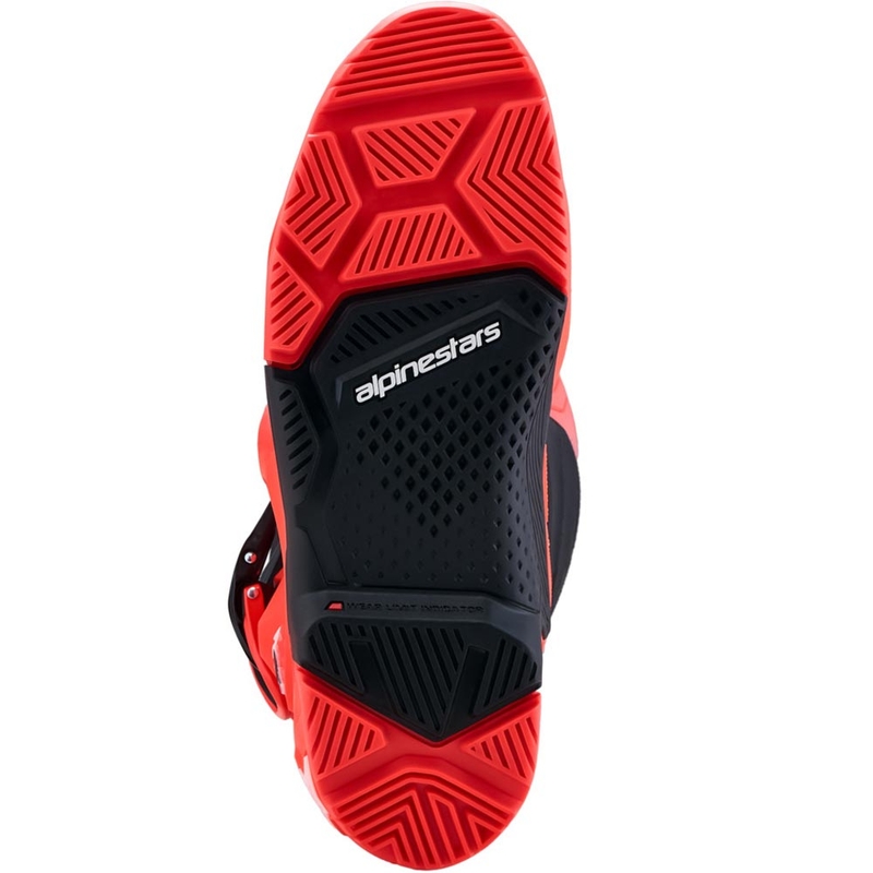 Alpinestars TECH 7 Enduro motorlaarzen fluorescerend rood-zwart