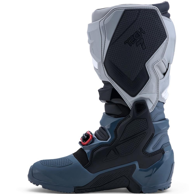 Alpinestars TECH 7 Enduro Drystar motorlaarzen donkergrijs-lichtgrijs-rood
