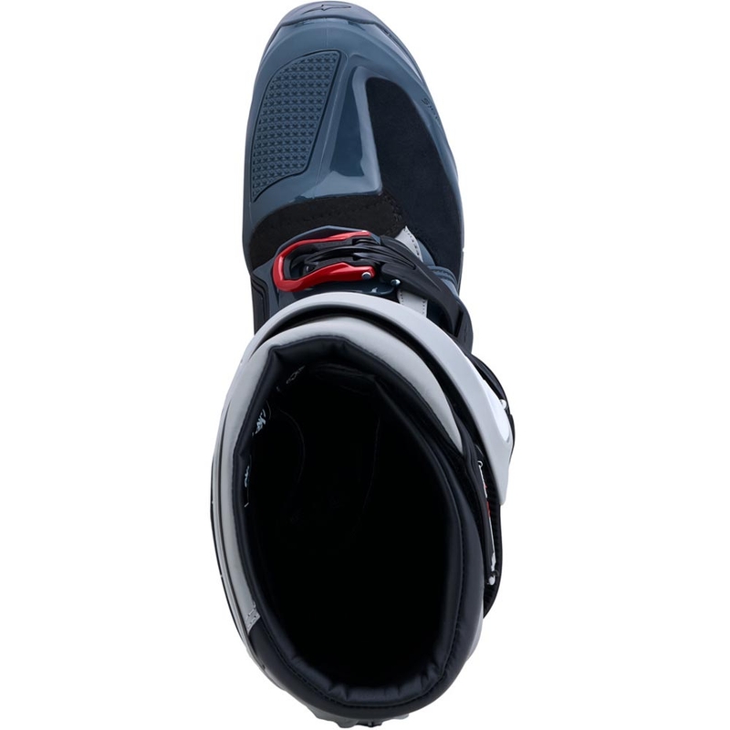 Alpinestars TECH 7 Enduro Drystar motorlaarzen donkergrijs-lichtgrijs-rood