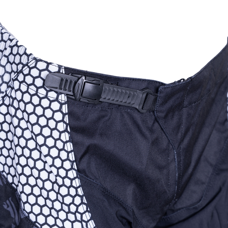 MotoZem Ground MX motorcrossbroek zwart-wit-rood
