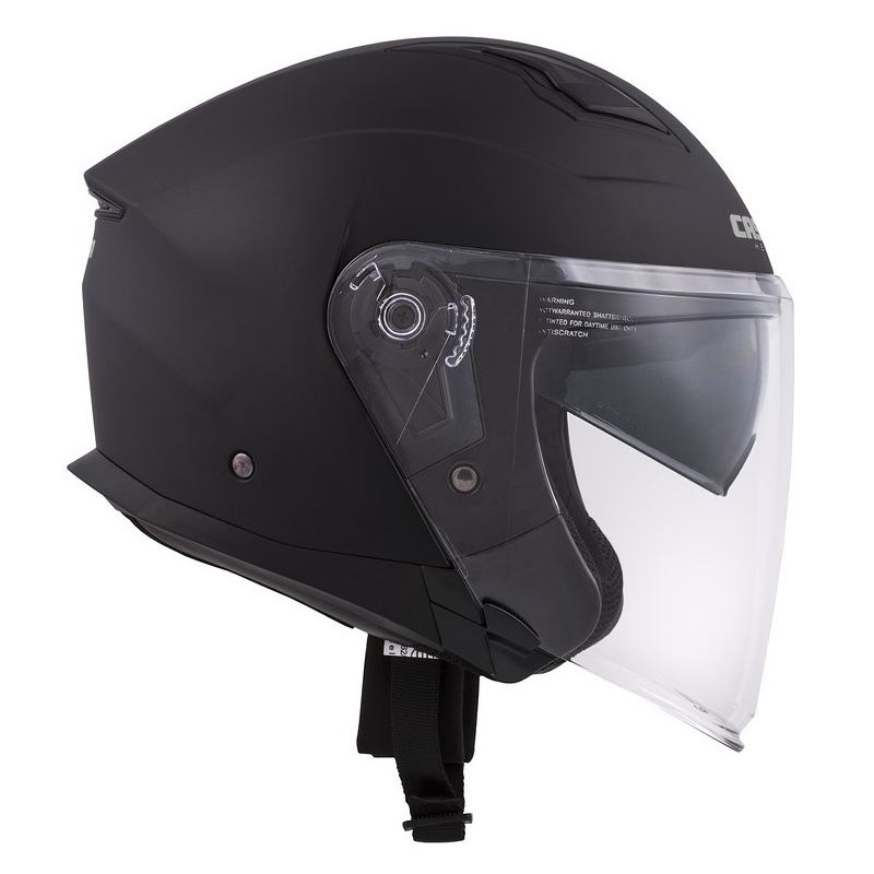 Cassida Jet Tech Open Motorfietshelm Zwart Mat