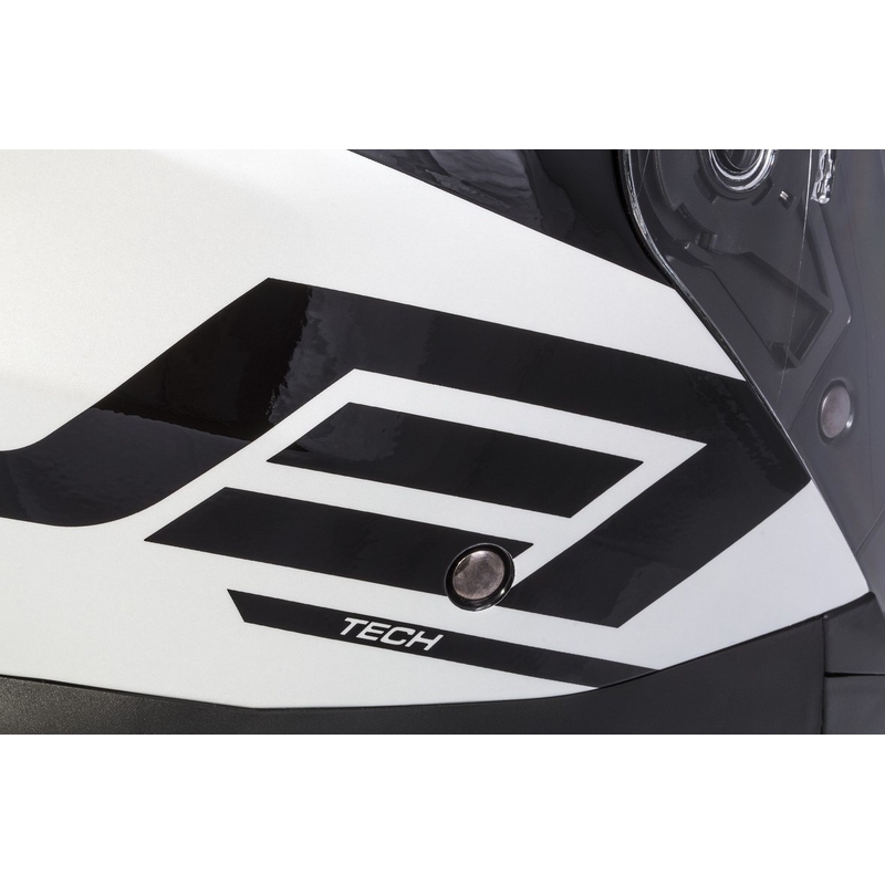 Cassida Jet Tech Corso Open Motorfietshelm Zwart Wit