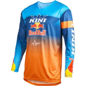 Motocrossshirt KINI Red Bull 1.0 Rallye blauw-oranje