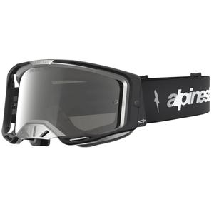 Alpinestars Vision 8 Amber motorcrossbril zwart-zilver