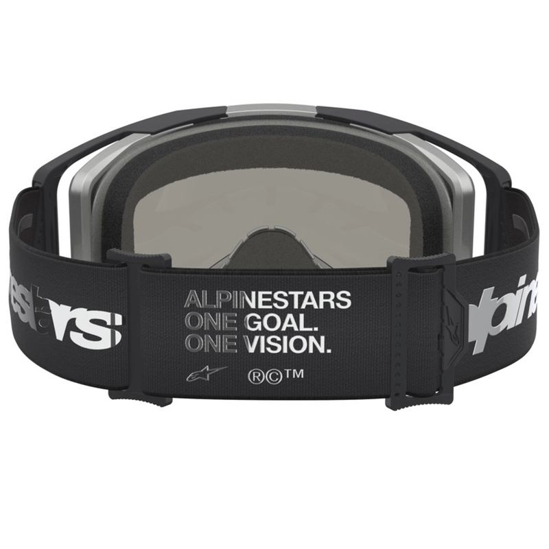 Alpinestars Vision 8 Amber motorcrossbril zwart-zilver