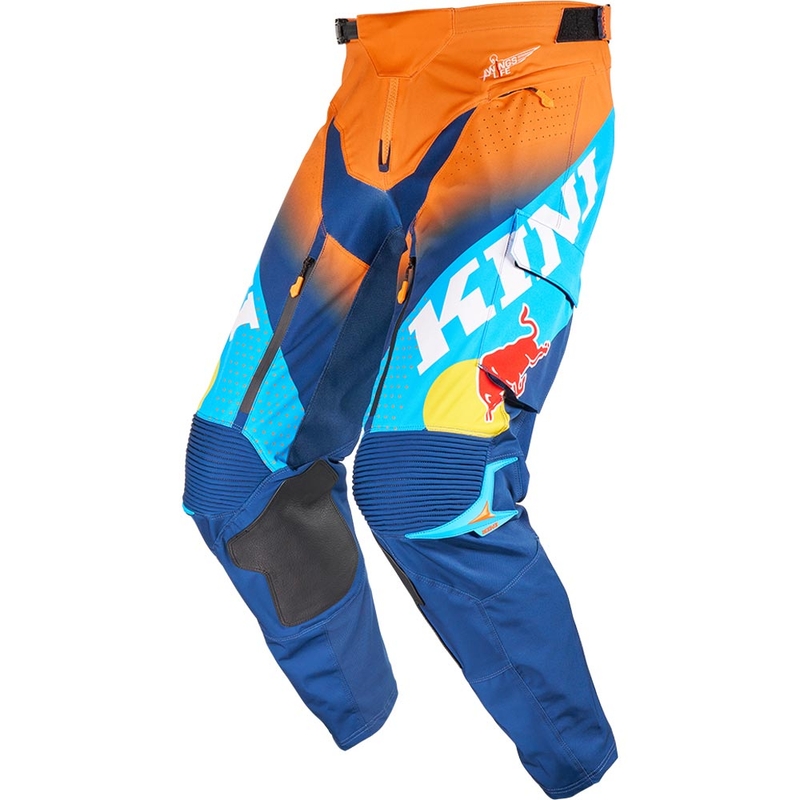 KINI Red Bull 1.0 Rallye motorcrossbroek blauw-oranje