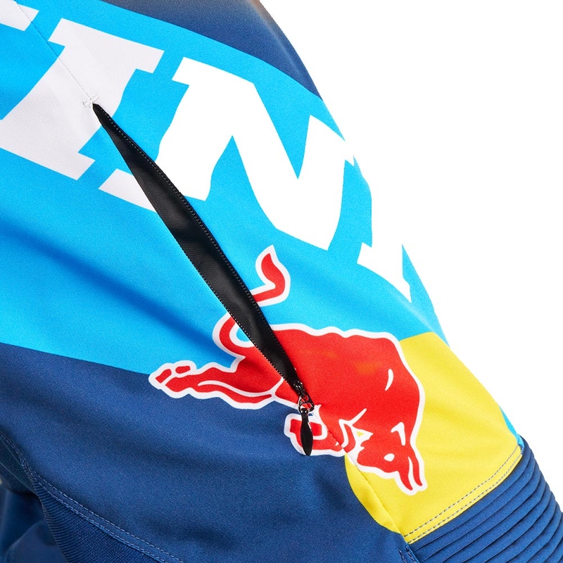KINI Red Bull 1.0 Rallye motorcrossbroek blauw-oranje