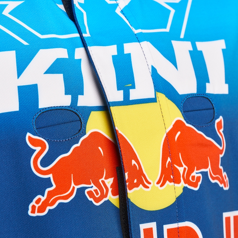 Motocrossjack KINI Red Bull 1.0 Rallye blauw-oranje