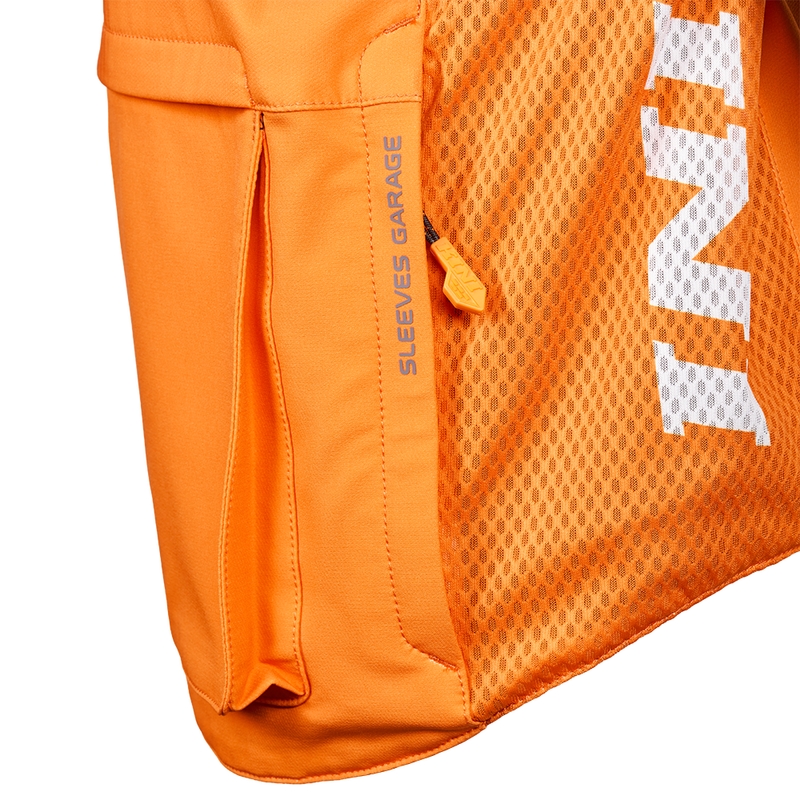 Motocrossjack KINI Red Bull 1.0 Rallye blauw-oranje