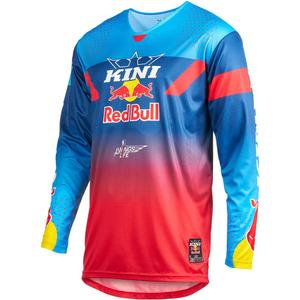 Motocrossshirt KINI Red Bull 2.0 MXC blauw-rood