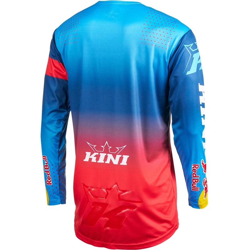 Motocrossshirt KINI Red Bull 2.0 MXC blauw-rood