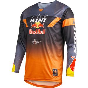 Motocrossshirt KINI Red Bull 2.0 MXC grijs-oranje