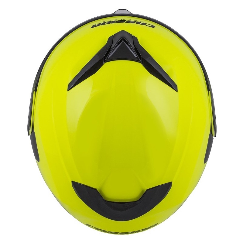 Cassida Compress 2.0 Refraction zwart-fluo gele motorhelm