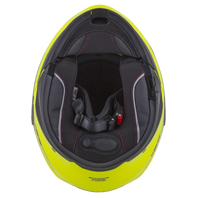 Cassida Compress 2.0 Refraction zwart-fluo gele motorhelm