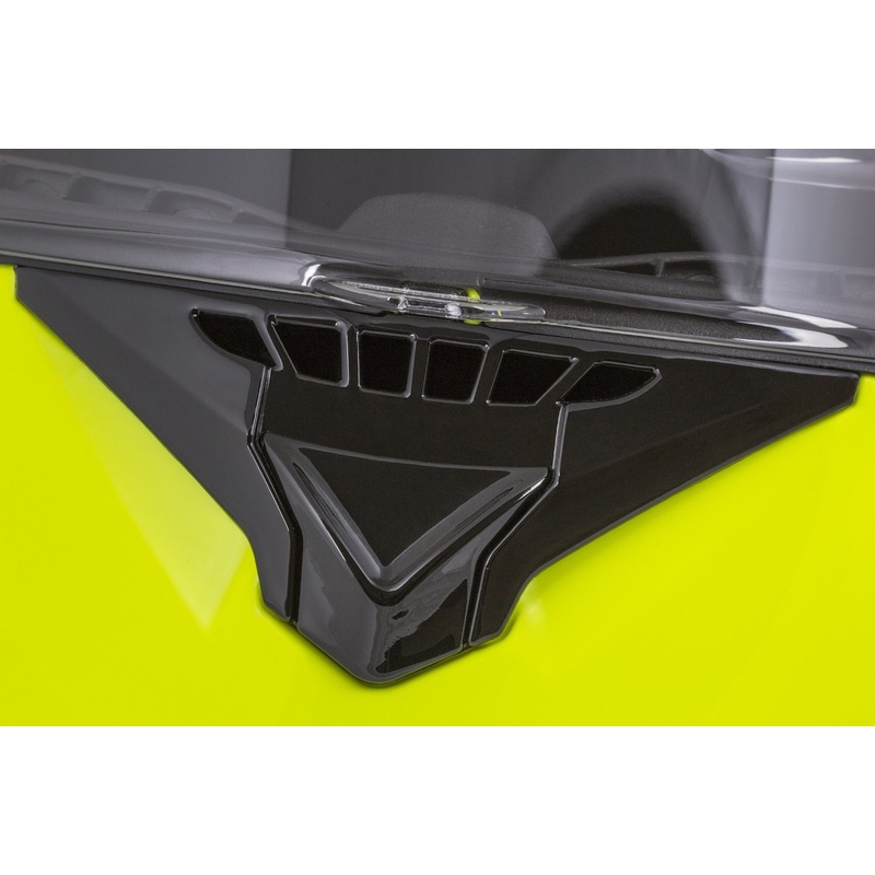 Cassida Compress 2.0 Refraction zwart-fluo gele motorhelm