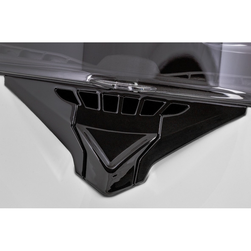 Cassida Compress 2.0 Refraction wit-zwart-fluo geel motorhelm