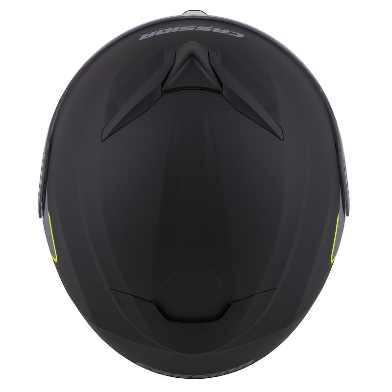 Cassida Compress 2.0 Refraction zwart-grijs-fluo geel opklapbare motorhelm uitverkoop