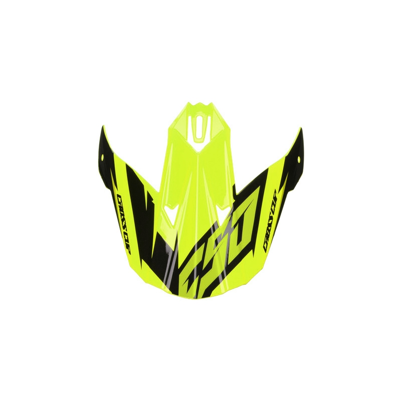 Cassida Cross Cup Twee helmvizier zwart-grijs-fluogeel