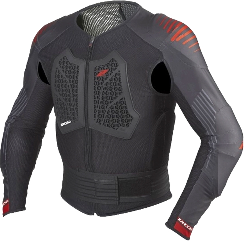 Bodyprotector Zandona Action X7 zwart-rood 170-179 cm