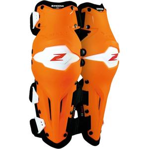 Kniebeschermers Zandona X-Bandit wit-oranje