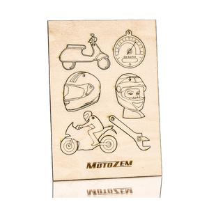 Houten ornamenten MotoZem