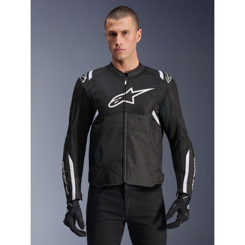 Alpinestars T-SPS Air V2 motorjack zwart-wit