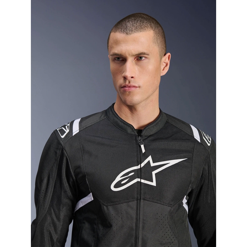 Alpinestars T-SPS Air V2 motorjack zwart-wit