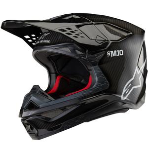 Alpinestars Supertech S-M10 Solid FIM2 motorcrosshelm zwart