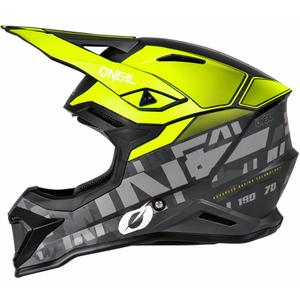 Motocrosshelm O'Neal 1SRS Voltixx matzwart-fluorgeel