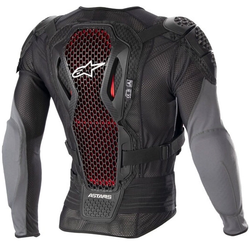 Alpinestars Bionic Plus 2 zwart-grijs-rode bodyprotector