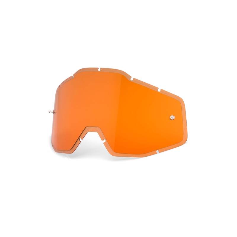 Plexi 100% Injected Racecraft/Accuri/Strata oranžové (Anti-fog)