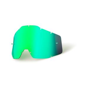 Groen chromen plexi voor kinderbrillen 100% Accuri/Strata