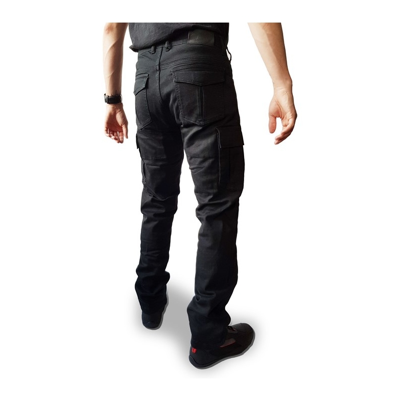 Ozone Shadow II Zwarte Motorfiets Jeans uitverkoop