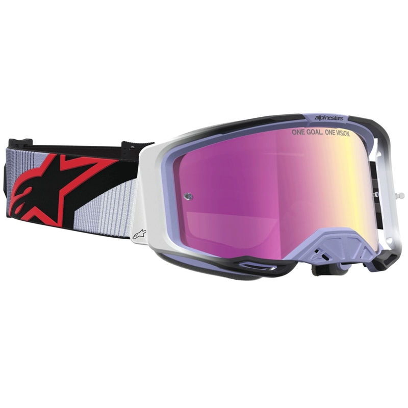 Alpinestars Vision 8 Maven motorcrossbril lavendel-zwart