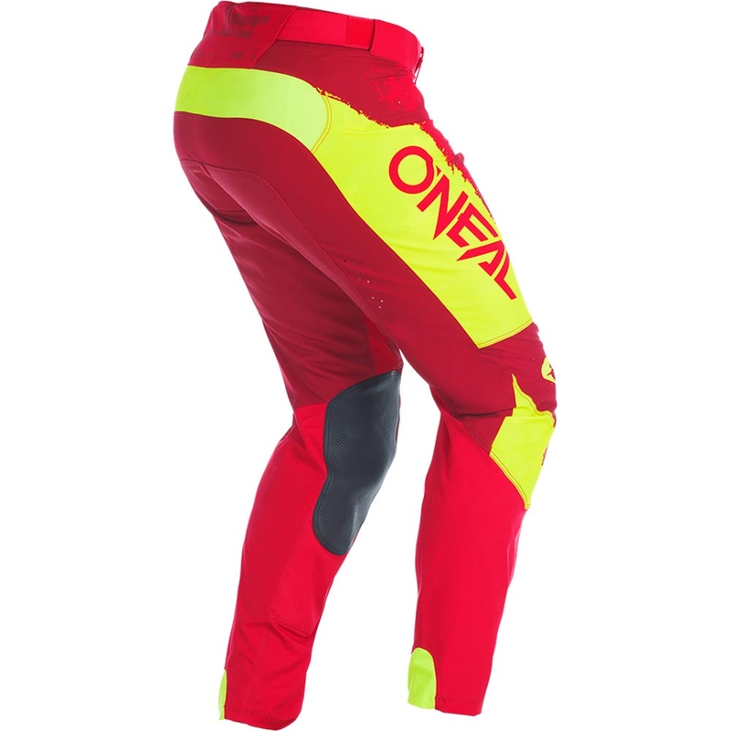 O'Neal Mayhem Paint Rood-Neon Gele Motocrossbroek