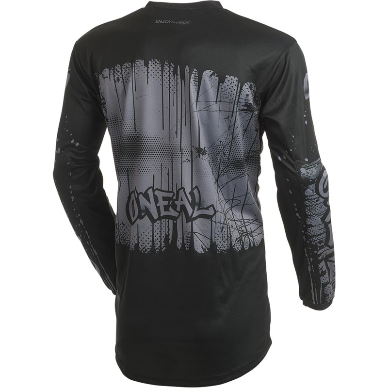 O'Neal Element Rancid motorcrossshirt zwart-grijs