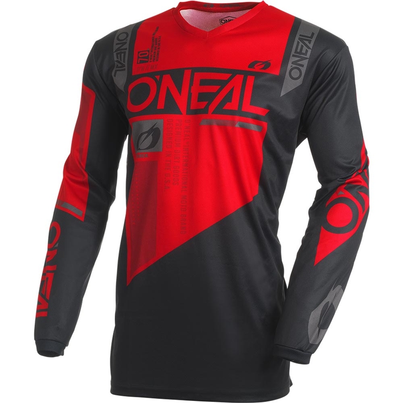 O'Neal Element Factor motorcrossshirt zwart-rood