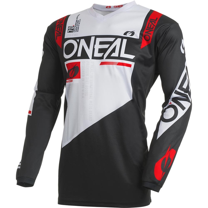 O'Neal Element Factor motorcrossshirt zwart-wit