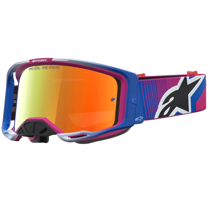 Alpinestars Vision 8 Maven motorcrossbril rood-zwart