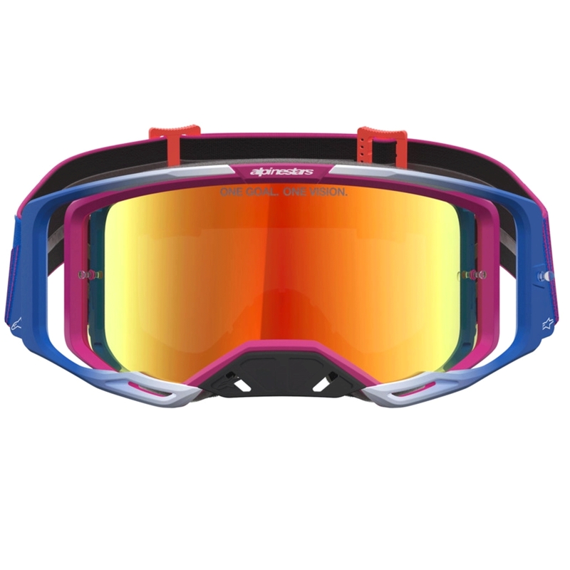 Alpinestars Vision 8 Maven motorcrossbril rood-zwart