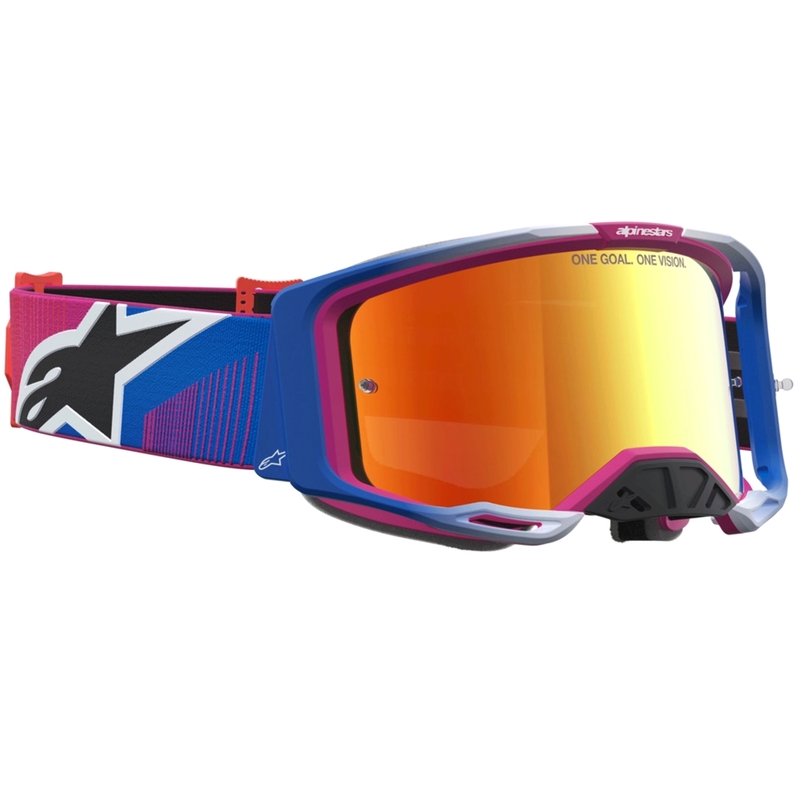 Alpinestars Vision 8 Maven motorcrossbril rood-zwart