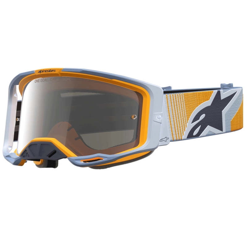 Alpinestars Vision 8 Maven blauw-oranje motorcrossbril