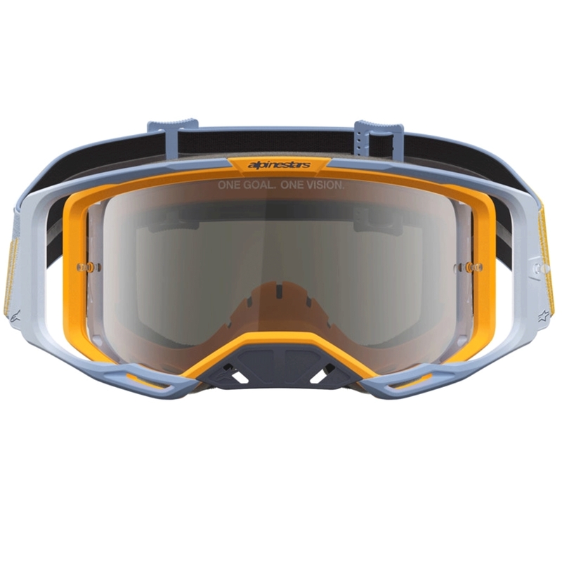 Alpinestars Vision 8 Maven blauw-oranje motorcrossbril